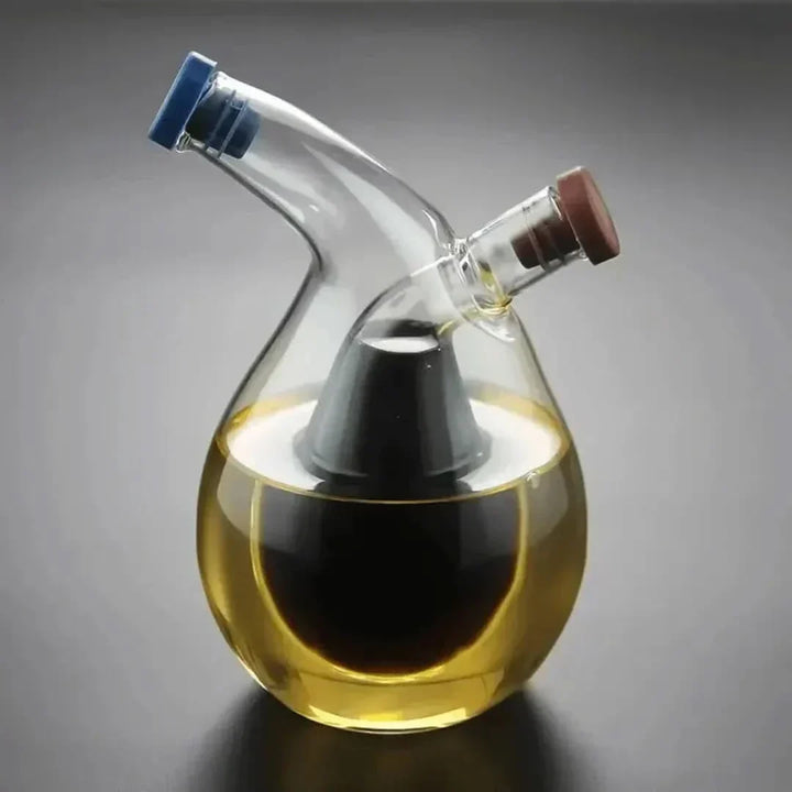 Kalsten | Double Glass Oil & Vinegar Dispenser Bottle