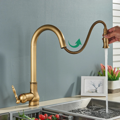 Antique brass faucet – Vintage Design for the kitchen | Karnz
