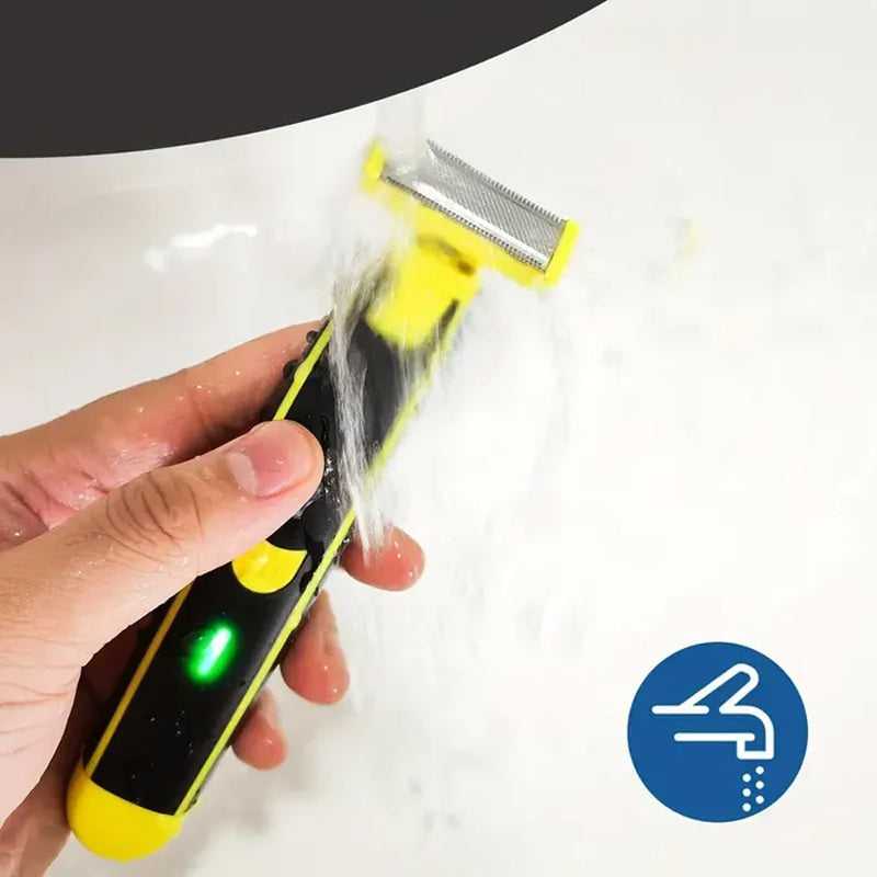 Full-body wet and dry shaver