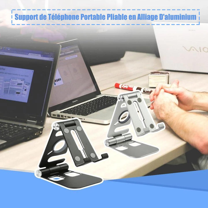 Multi-Fold Smartphone Stand in Aluminum Alloy | Kalsten