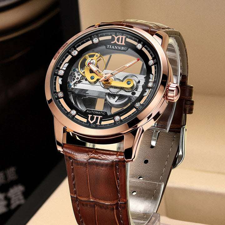 Kalsten | Skeleton Tourbillon Ultra Thin Automatic Mechanical Watch