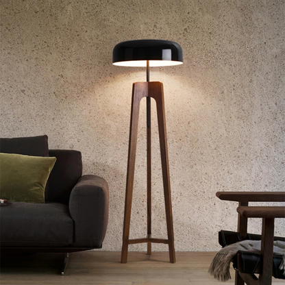 ArborWood Wooden Tripod Floor Lamp