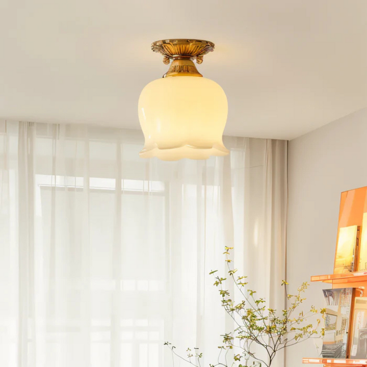 Kalsten | Vintage Ceiling Lamp In Flower Shape