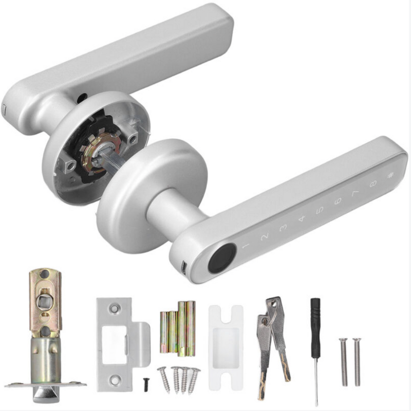 Electronic Fingerprint Door Lock with App Control and Backup Power