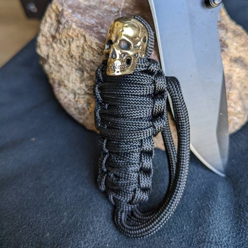 Kalsten | Paracord Keychain Mummy Brass Skull