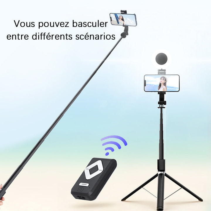 Selfie stick with LED fill light | Kalsten