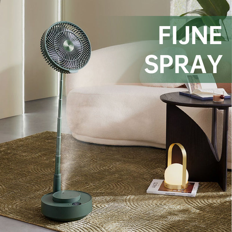Portable rechargeable telescopic table fan with silent design and height-adjustable | Karnz