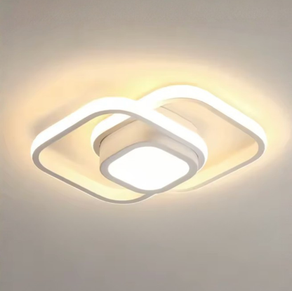 Double Ring LED Flush Mount Ceiling Light