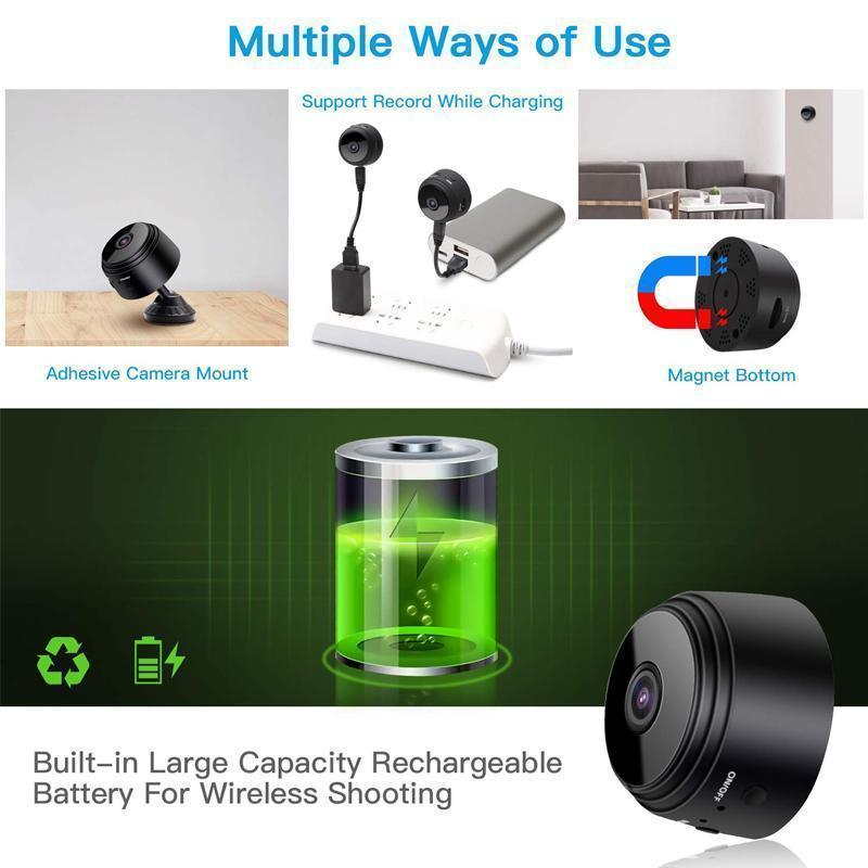 Kalsten | 1080p Magnetic WiFi Mini Camera