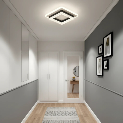 Square LED Flush Mount Ceiling Light