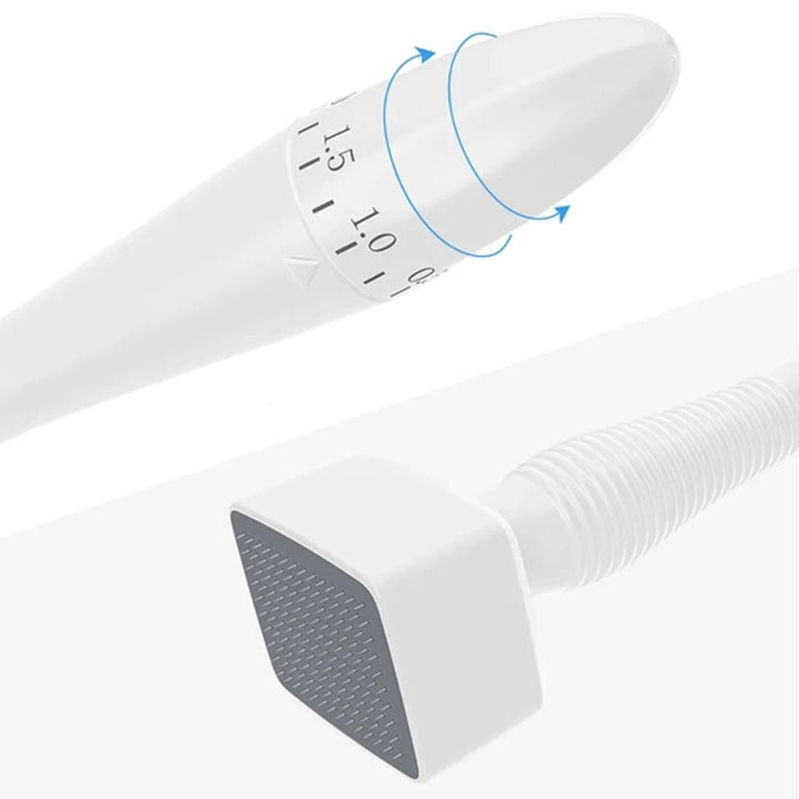 RevitaGlow | Microneedling Derma Stamp – Adjustable Depth – 140 Needles – Skin & Hair Rejuvenation Noxord