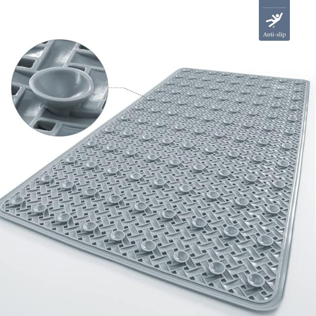 Non-Slip Bathtub Mat with Suction Cups – Quick Drying Non Skid Bath Mat for Safety, Ideal Non Slip Shower Mat for Elderly 3
