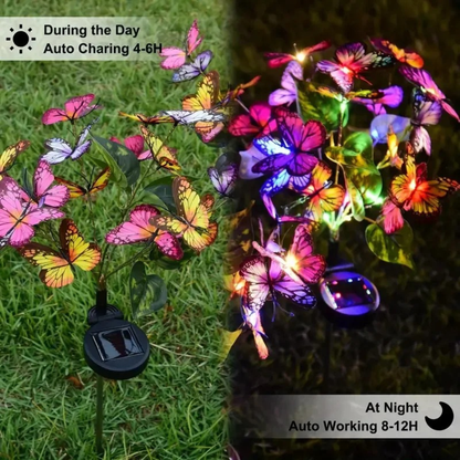 ButterflyGlow Solar Butterfly Garden Lights