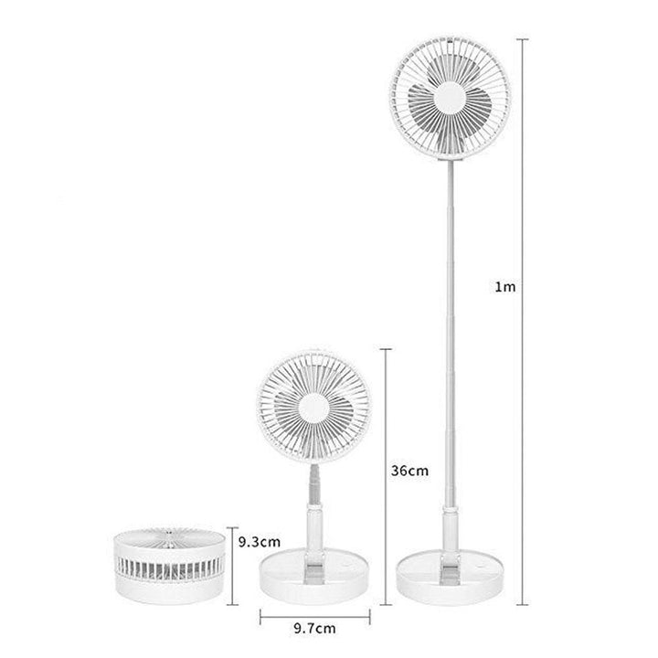 Telescope collapsible USB charging fan | Kalsten