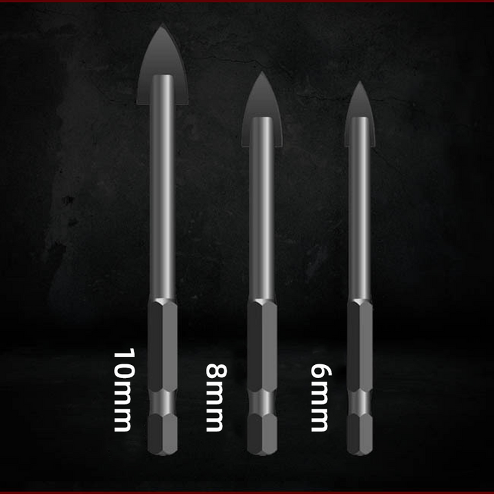 Triangular drill with hexagonal shank made of alloy | Kalsten