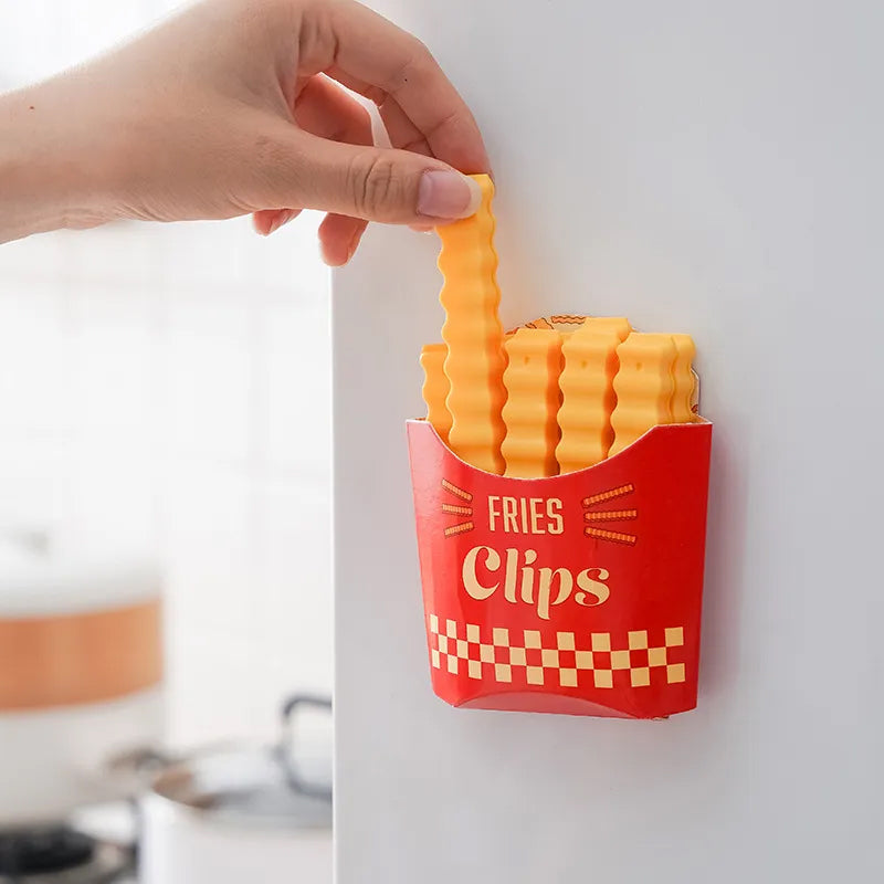 Funny magnetic French fries food closure clip | Kalsten