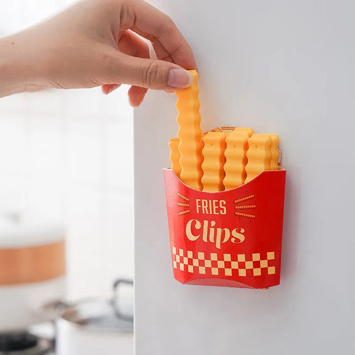 Funny magnetic French fries food closure clip | Kalsten