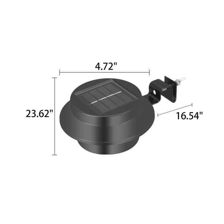Solar Cylinder LED Outdoor Waterproof Fence Wall Sconce Lamp | Kalsten