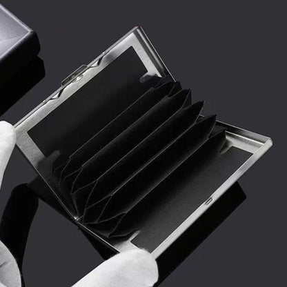 Skanto | Ultra-Thin Card Holder with Anti-Theft and Demagnetization Protection
