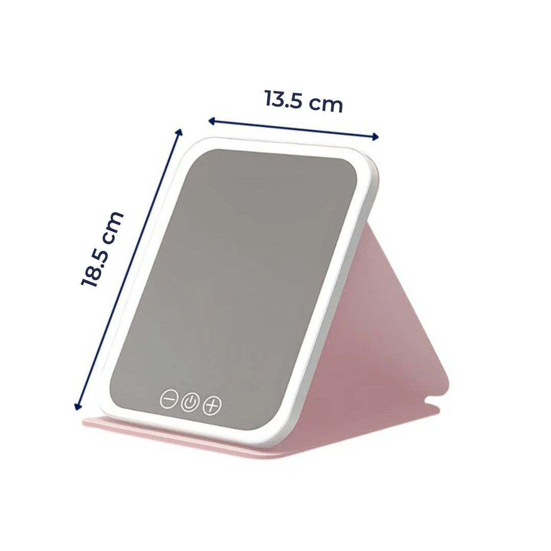Adjustable 3-Colour Lighting – Rechargeable Portable Design – Perfect for Travellers & Beauty Fans Kalsten