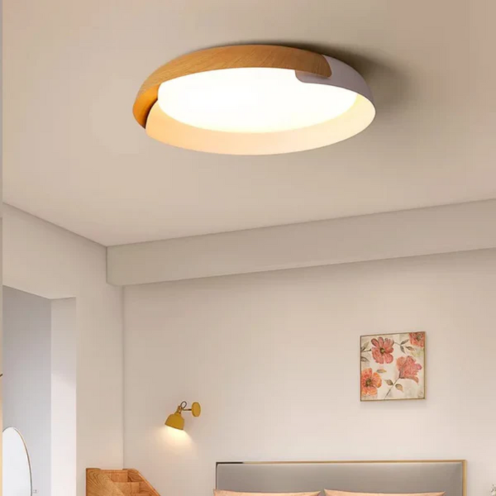 Kalsten | Wooden Ceiling Lamp for Bedroom