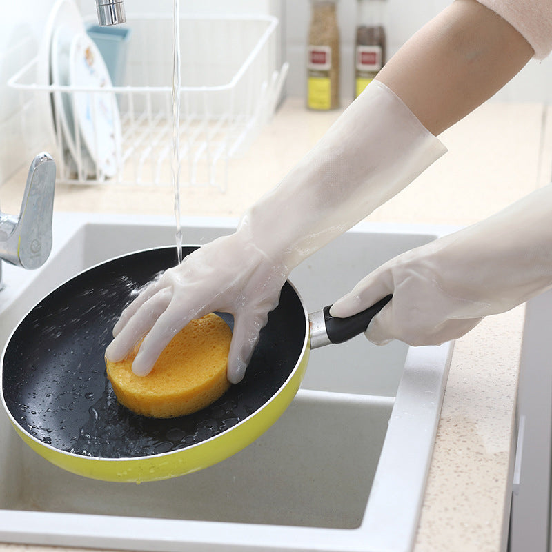 Durable velvet kitchen gloves (4 pairs) | Kalsten