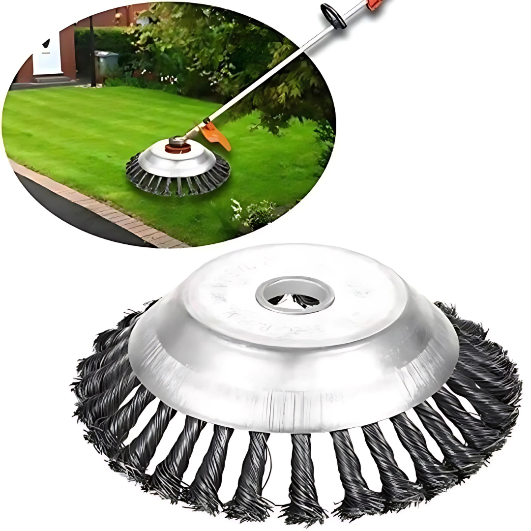 Kalsten | Grass Cutting Turbo Head – Universal 6-Blade Weed Brush for Trimmers