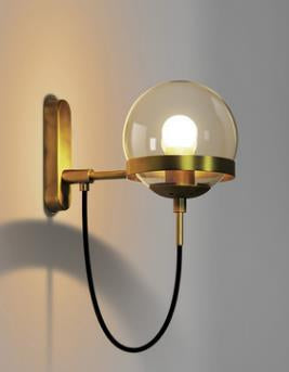 Elegant Retro Wall Glass Ball Lamp | Kalsten