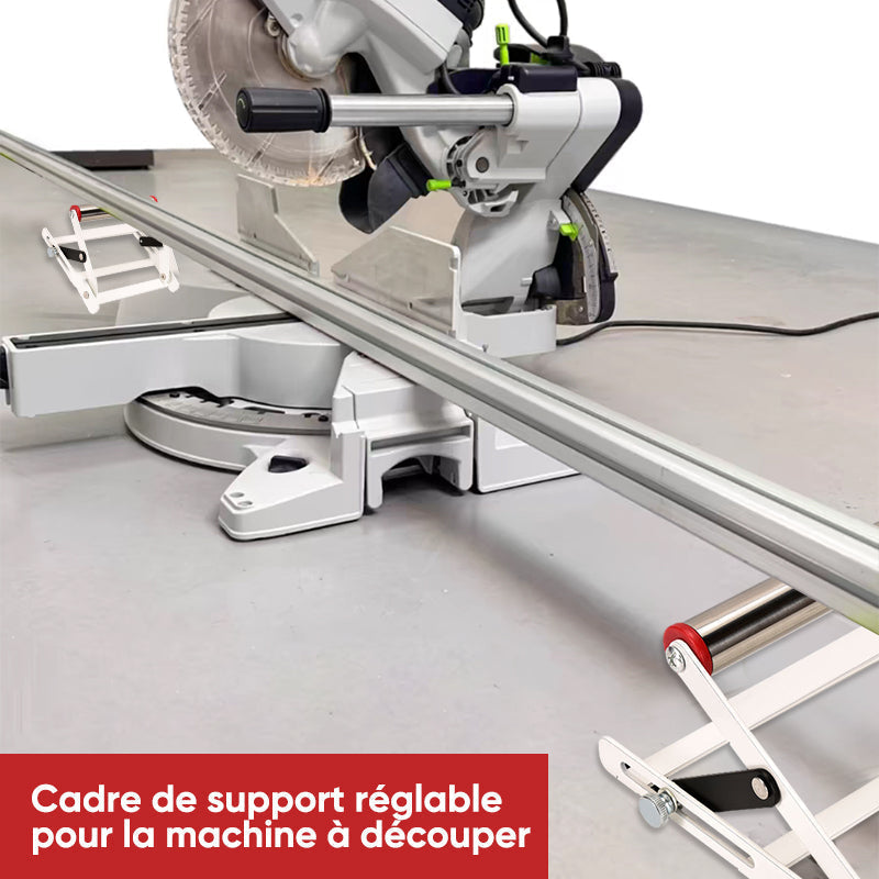 Adjustable support frame for the cutting machine | Kalsten