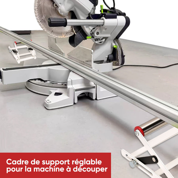 Adjustable support frame for the cutting machine | Kalsten