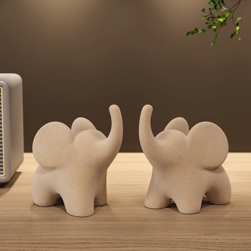 Kalsten | Eclectic Elephant Resin Figurines