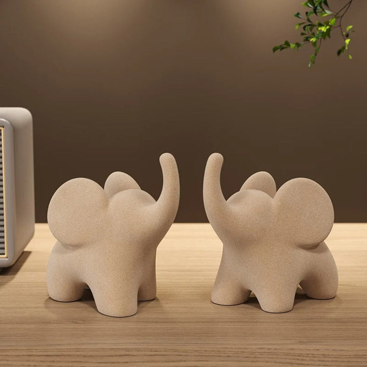 Kalsten | Eclectic Elephant Resin Figurines
