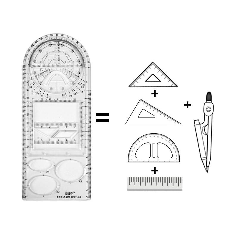Multifunctional geometric ruler | Kalsten