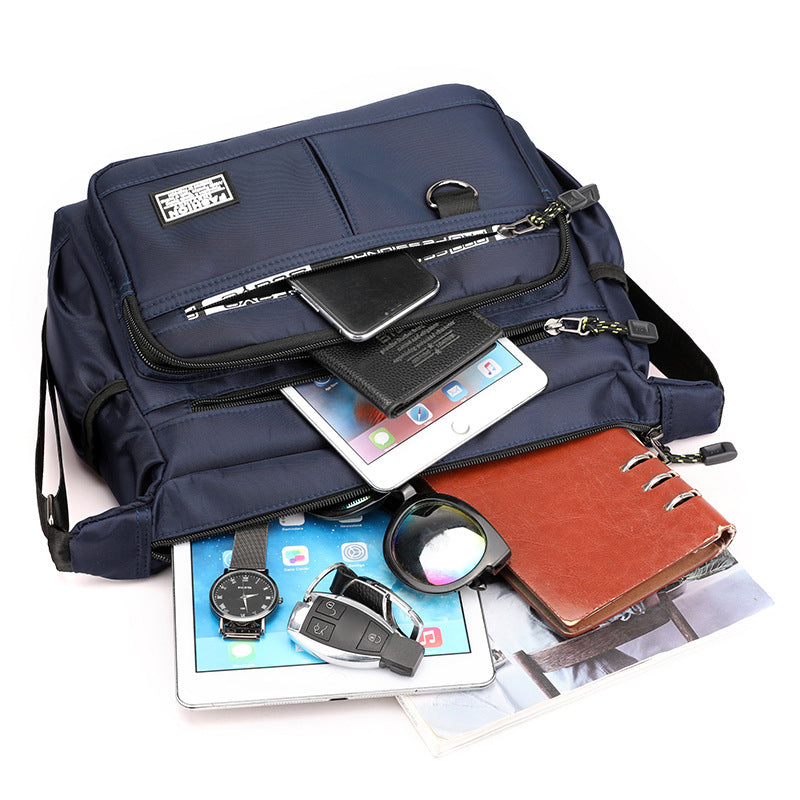 Men's messenger bag with multiple pockets | Kalsten