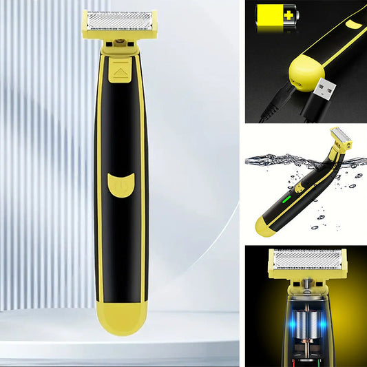 Full-body wet and dry shaver