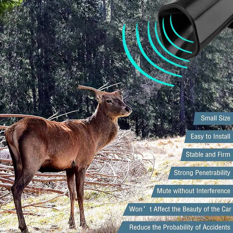 Kalsten | Ultrasonic deer warning signal whistle device for car