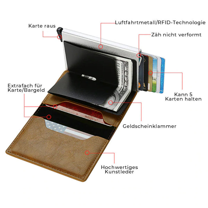 2023 hot sale Multifunctional smart anti-lost RFID wallet | Kalsten