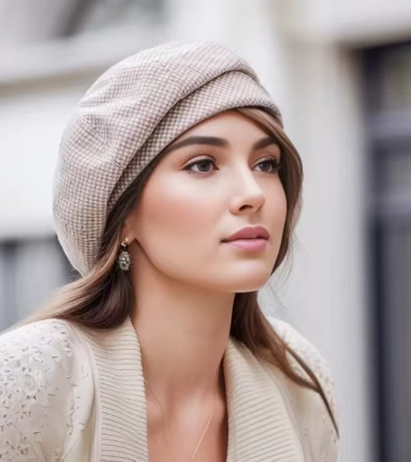 Kalsten | Women’s Elegant Cap | Parisian Chic Style | Breathable Soft Fabric | One Size