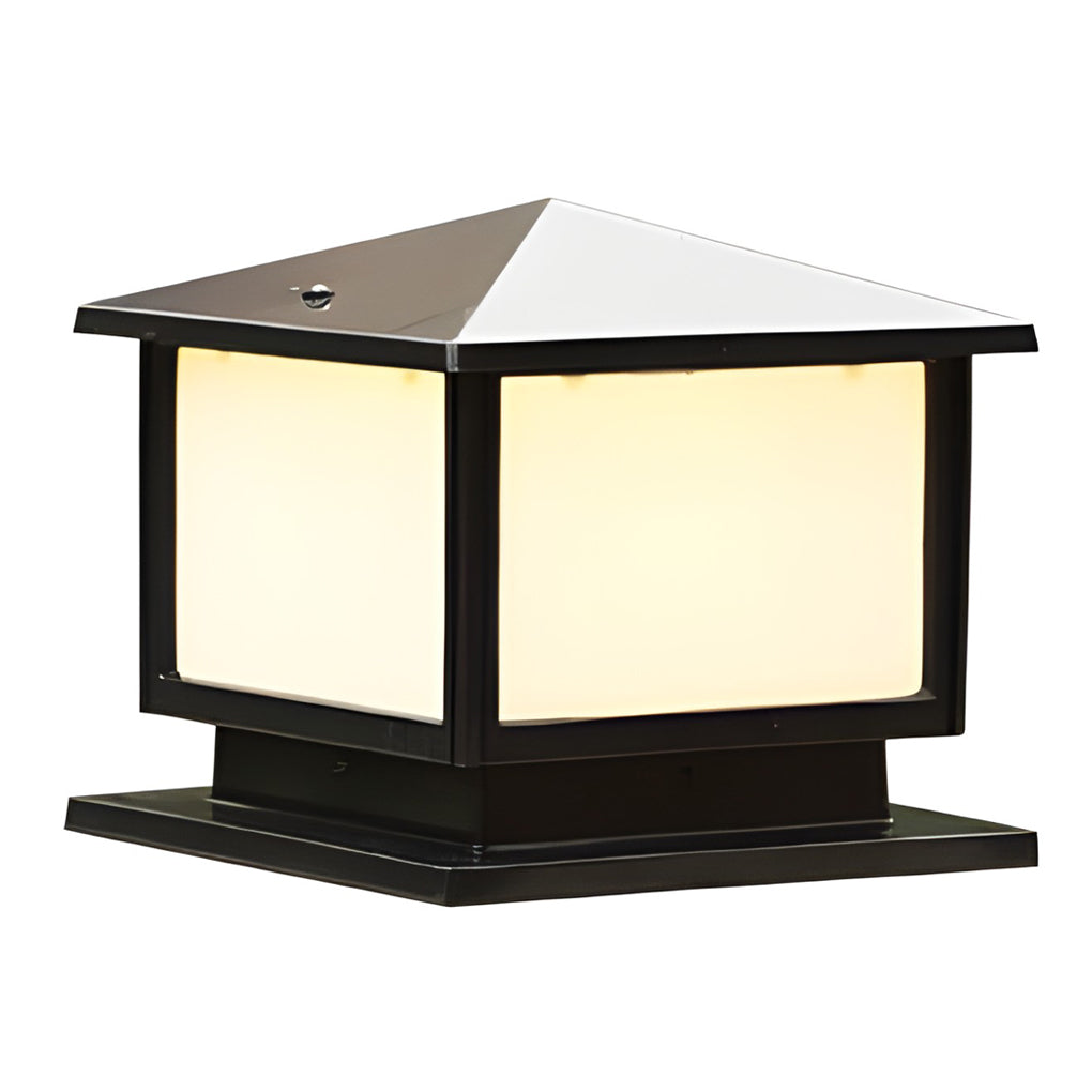 Square Three Step Dimming LED Waterproof Solar Fence Post Lights | Kalsten