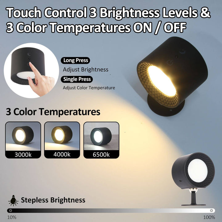 Rechargeable Magnetic Double-Sided LED Wall Lamp
