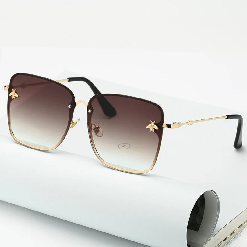 Charlotte Sunglasses | Oversized & Rimless | Kalsten