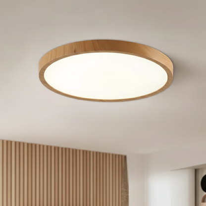 Ethos Ultra-Thin Japandi Flush Mount