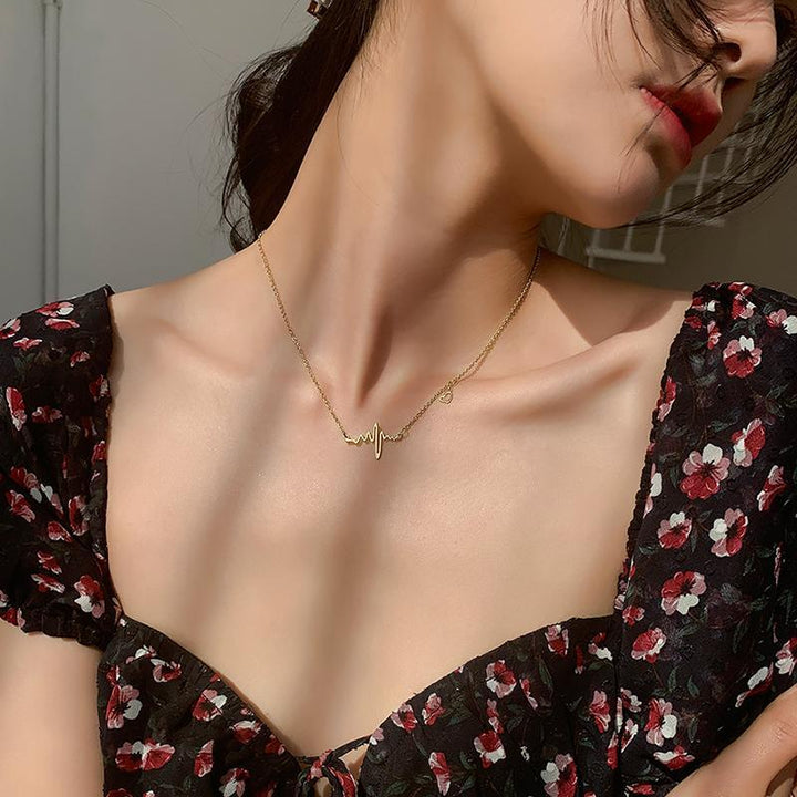 Love Electrocardiogram Necklace | Kalsten