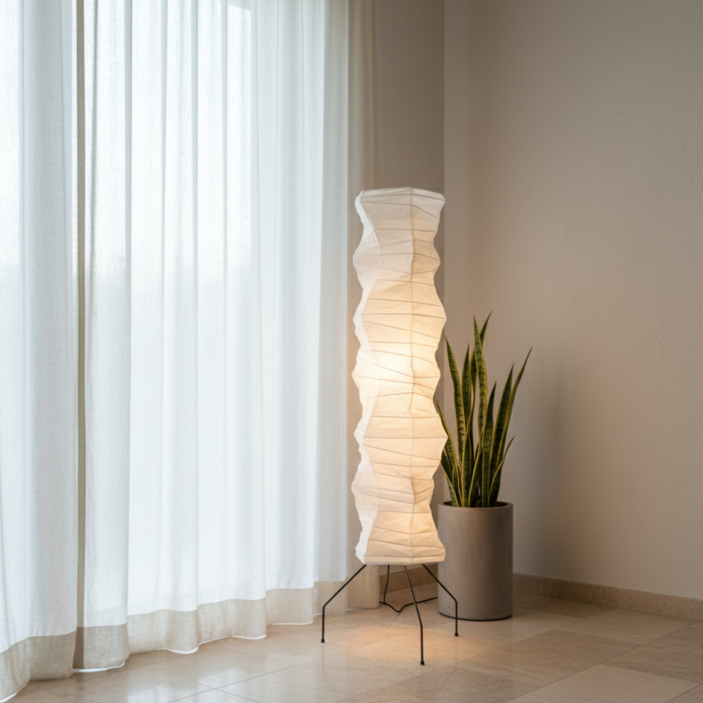 WabiSabi Organic Japanese Floor Lamp