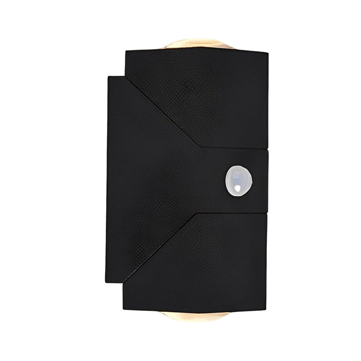 Adjustable Up and Down Light Motion Sensor Waterproof Black Wall Lamp | Kalsten