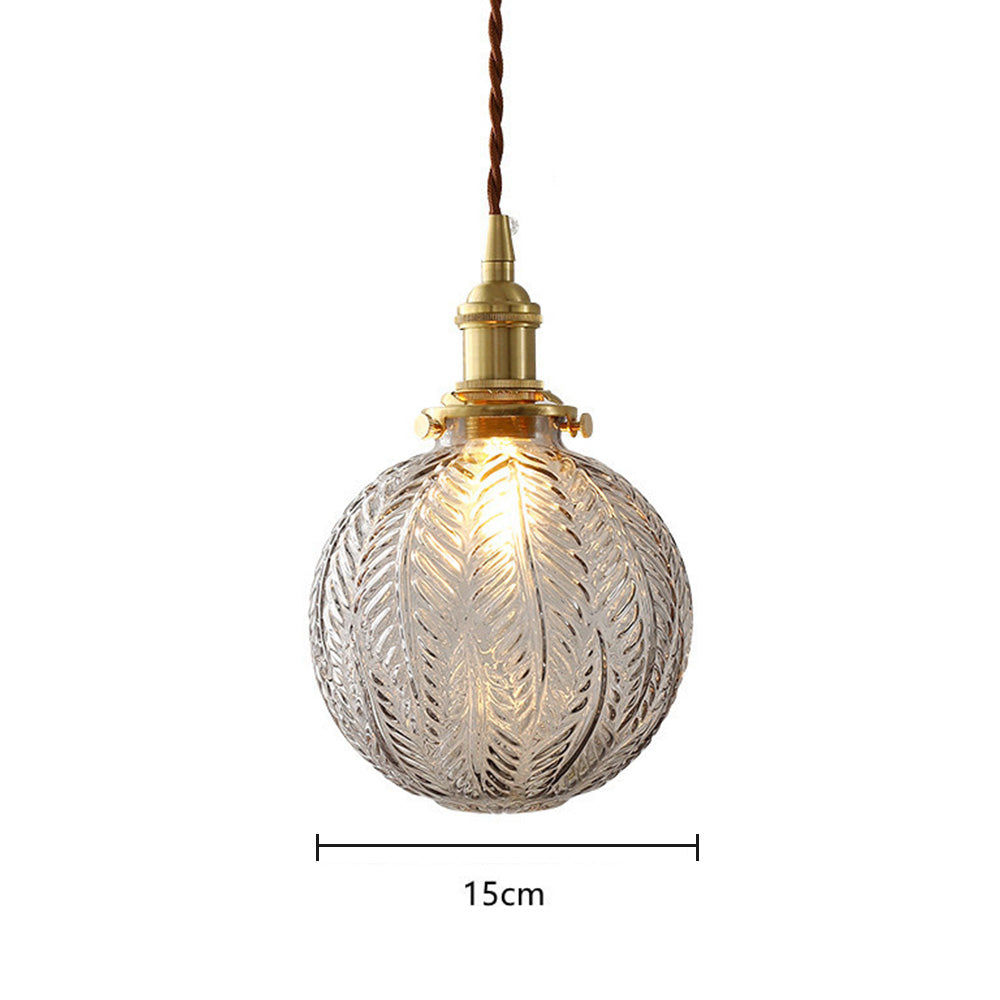 Glass Living Room Small Globe Pendant Light | Kalsten