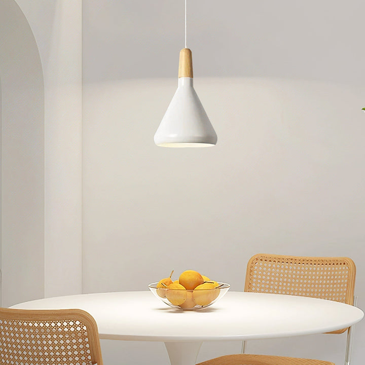 Contemporary Conical Colorful Metal Pendant Lamp | Kalsten