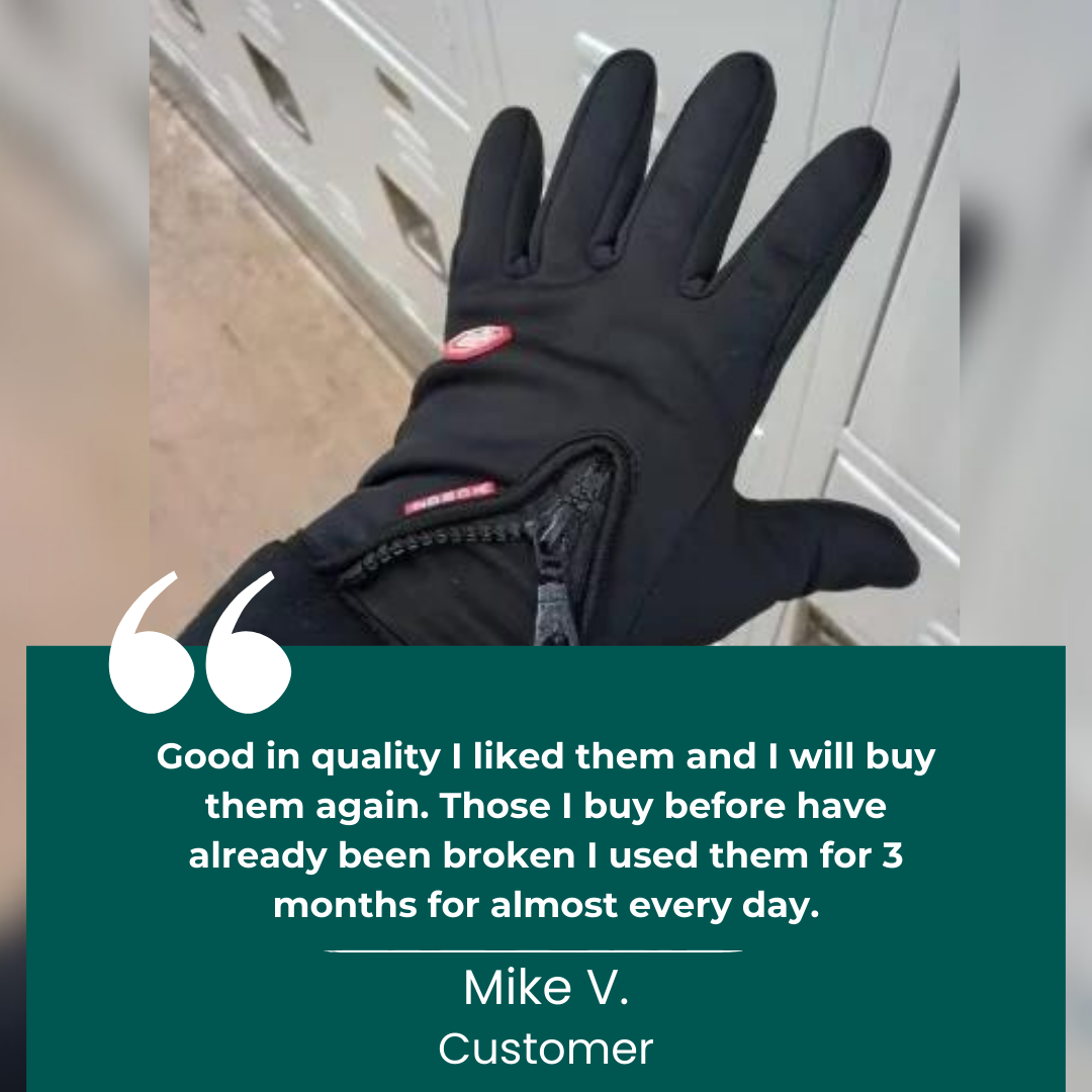 Skanto | Warm Waterproof Gloves: Thermal Touchscreen Gloves | Cycling, Golf, Raynaud's & Winter Sports