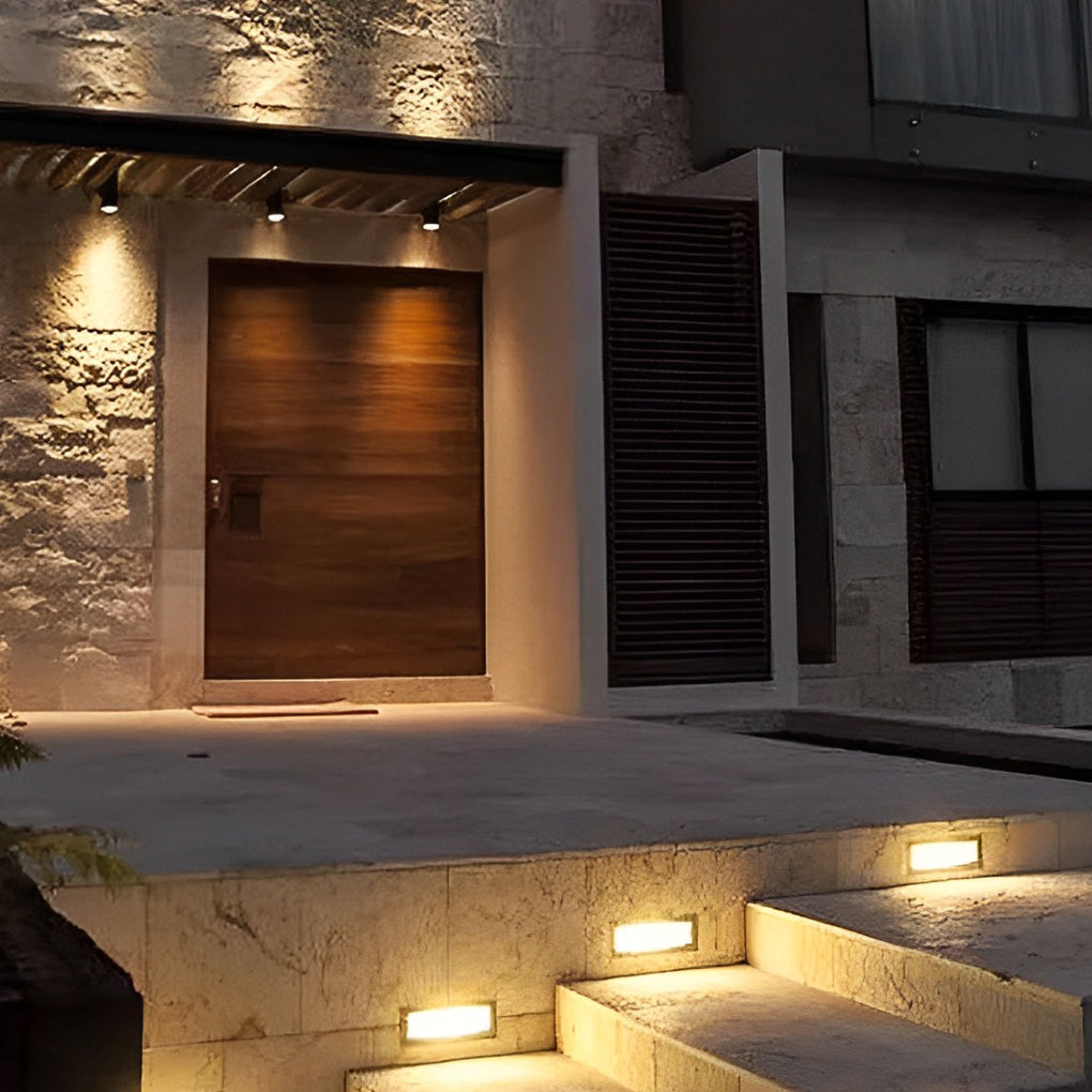 Visual Comfort Wall Recessed LED 3W Aluminum Modern Architectural Step Lights | Kalsten