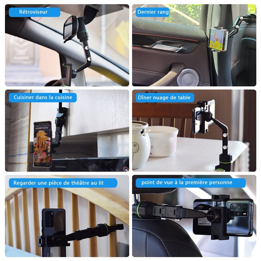 Multifunctional Phone Holder for Rearview Mirror | Kalsten